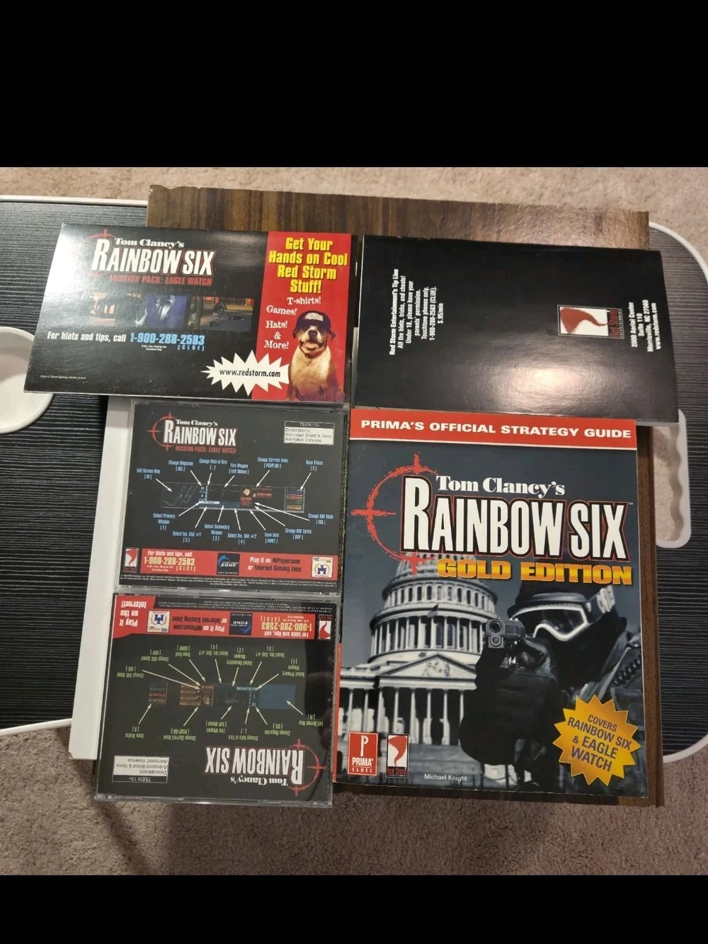 Tom Clancy Rainbow Six Gold Pack Edition PC Big Box Complete Red Storm Strategy